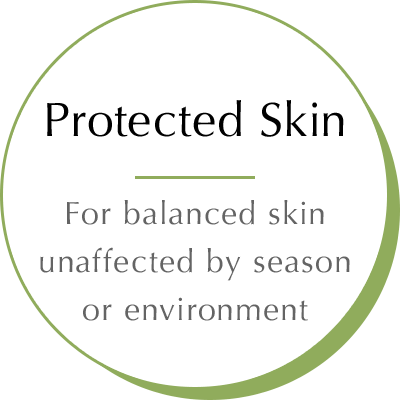 Protected skin - For balanced skin unaffected by season orenvironment
