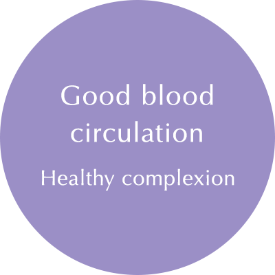 Good blood circulation: Good complexion